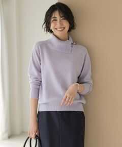 J.PRESS / ジェイプレス ニット・セーター | CASHMERE BLEND 襟付き ニット