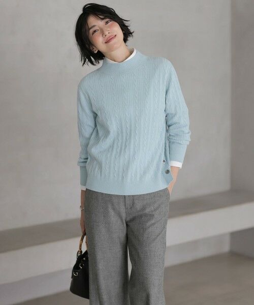 J.PRESS / ジェイプレス ニット・セーター | WOOL BLEND AIR ハイネック ニット | 詳細21