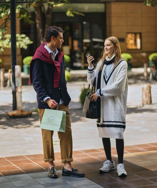 J.PRESS / ジェイプレス ニット・セーター | 【J.PRESS ORIGINALS × CLUEL】チルデンニットワンピース | 詳細3