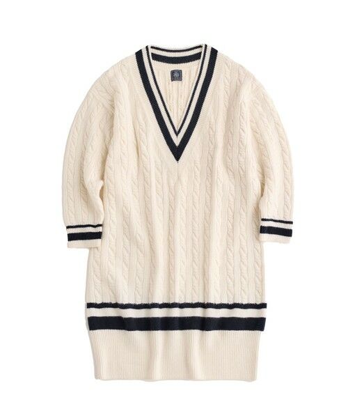 J.PRESS / ジェイプレス ニット・セーター | 【J.PRESS ORIGINALS × CLUEL】チルデンニットワンピース | 詳細4