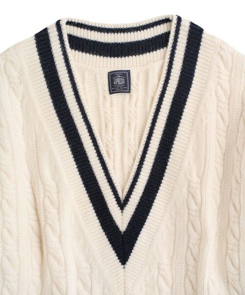 J.PRESS / ジェイプレス ニット・セーター | 【J.PRESS ORIGINALS × CLUEL】チルデンニットワンピース | 詳細6