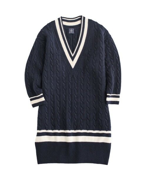 J.PRESS / ジェイプレス ニット・セーター | 【J.PRESS ORIGINALS × CLUEL】チルデンニットワンピース | 詳細11