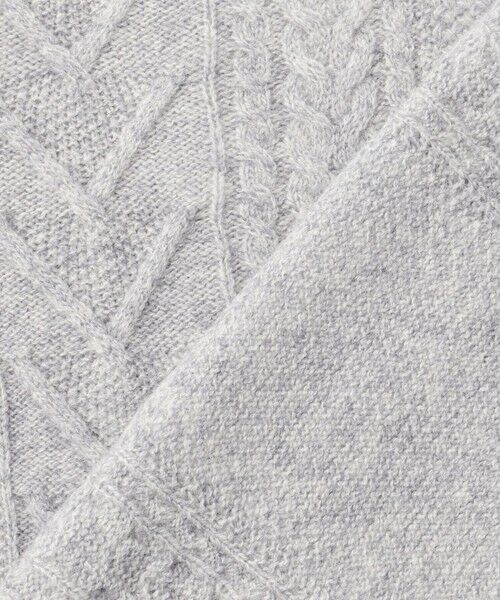 J.PRESS / ジェイプレス ニット・セーター | ウール×カシミヤの上質素材【Cash Lamb's Wool】ケーブルクルーネック ニット_25年モデル | 詳細9