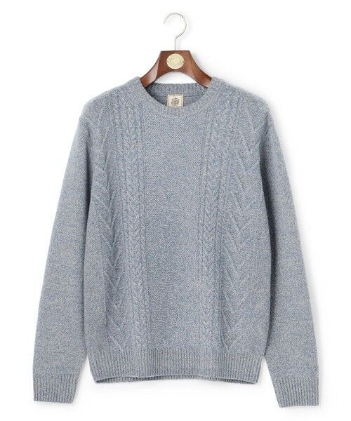 J.PRESS / ジェイプレス ニット・セーター | ウール×カシミヤの上質素材【Cash Lamb's Wool】ケーブルクルーネック ニット_25年モデル | 詳細13