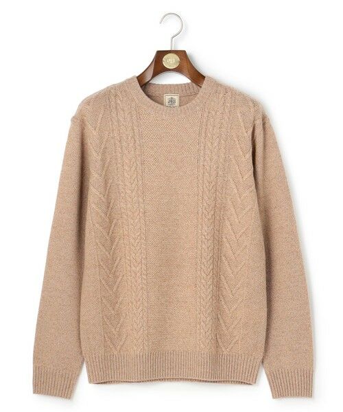 J.PRESS / ジェイプレス ニット・セーター | ウール×カシミヤの上質素材【Cash Lamb's Wool】ケーブルクルーネック ニット_25年モデル | 詳細21