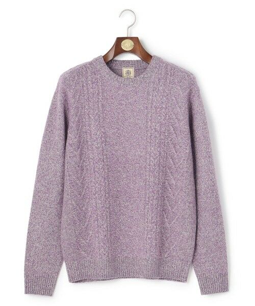 J.PRESS / ジェイプレス ニット・セーター | ウール×カシミヤの上質素材【Cash Lamb's Wool】ケーブルクルーネック ニット_25年モデル | 詳細26