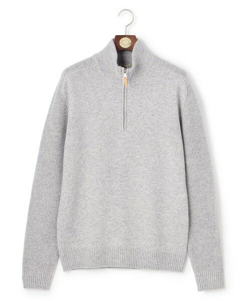 J.PRESS / ジェイプレス ニット・セーター | ウール×カシミヤの上質素材【Cash Lamb's Wool】ハーフジップ ニット_25年モデル | 詳細5