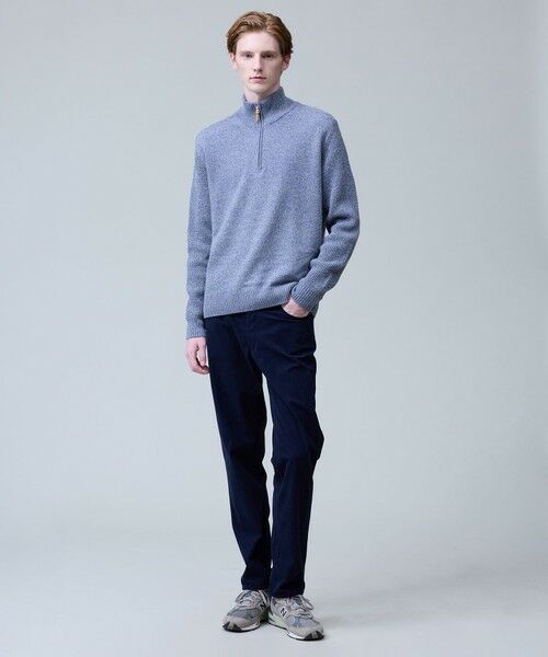 J.PRESS / ジェイプレス ニット・セーター | ウール×カシミヤの上質素材【Cash Lamb's Wool】ハーフジップ ニット_25年モデル | 詳細6
