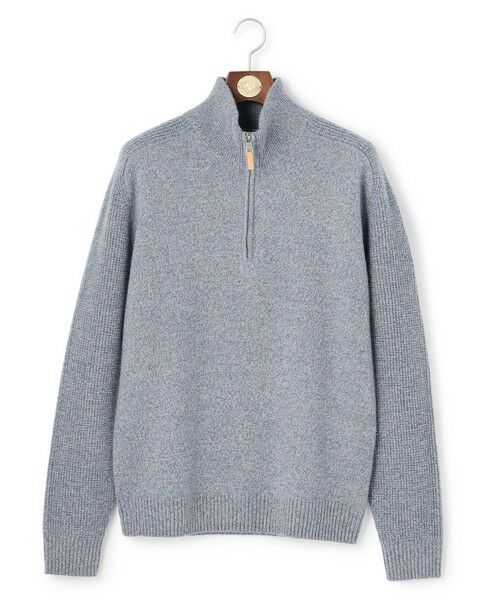 J.PRESS / ジェイプレス ニット・セーター | ウール×カシミヤの上質素材【Cash Lamb's Wool】ハーフジップ ニット_25年モデル | 詳細9