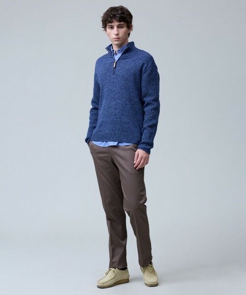 J.PRESS / ジェイプレス ニット・セーター | ウール×カシミヤの上質素材【Cash Lamb's Wool】ハーフジップ ニット_25年モデル | 詳細10