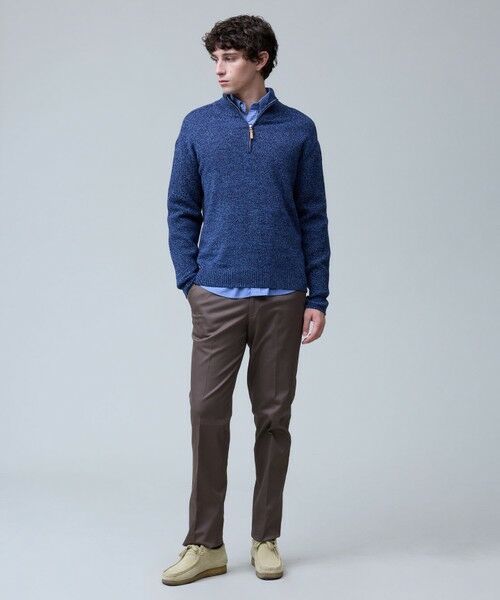 J.PRESS / ジェイプレス ニット・セーター | ウール×カシミヤの上質素材【Cash Lamb's Wool】ハーフジップ ニット_25年モデル | 詳細11