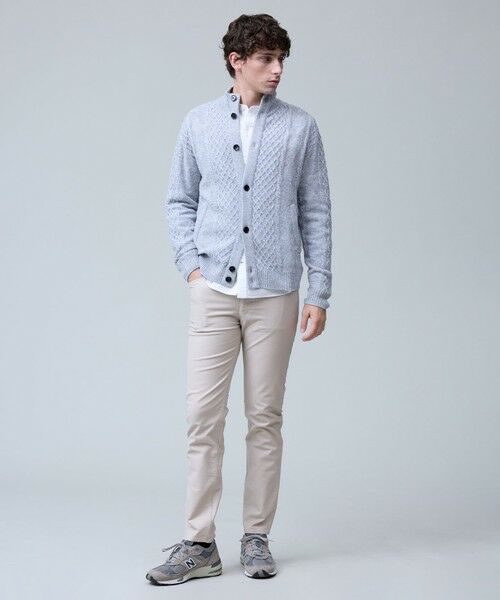 J.PRESS / ジェイプレス カーディガン・ボレロ | ウール×カシミヤの上質素材【Cash Lamb's Wool】ハイネックケーブル カーディガン_25年モデル | 詳細2