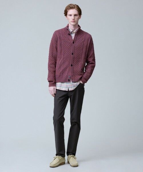 J.PRESS / ジェイプレス カーディガン・ボレロ | ウール×カシミヤの上質素材【Cash Lamb's Wool】ハイネックケーブル カーディガン_25年モデル | 詳細5