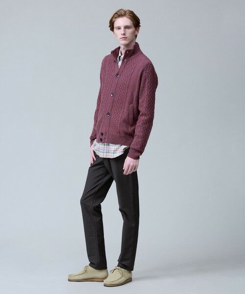 J.PRESS / ジェイプレス カーディガン・ボレロ | ウール×カシミヤの上質素材【Cash Lamb's Wool】ハイネックケーブル カーディガン_25年モデル | 詳細6