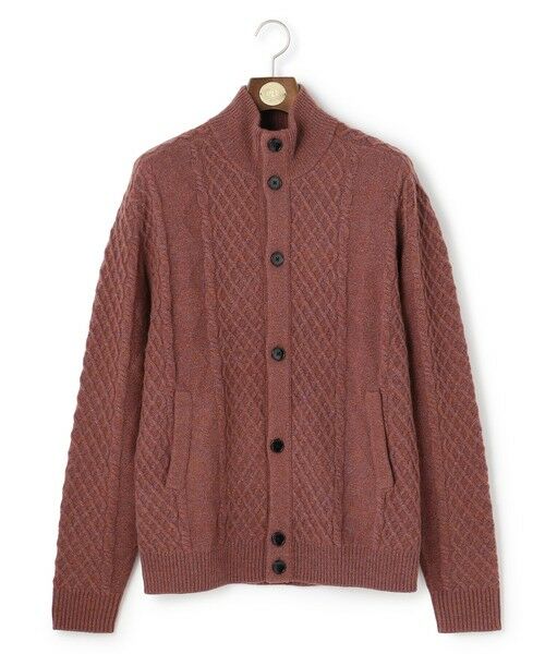J.PRESS / ジェイプレス カーディガン・ボレロ | ウール×カシミヤの上質素材【Cash Lamb's Wool】ハイネックケーブル カーディガン_25年モデル | 詳細9