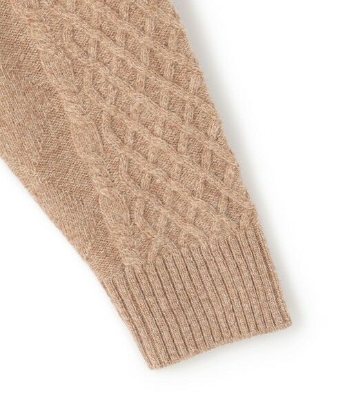 J.PRESS / ジェイプレス カーディガン・ボレロ | ウール×カシミヤの上質素材【Cash Lamb's Wool】ハイネックケーブル カーディガン_25年モデル | 詳細12