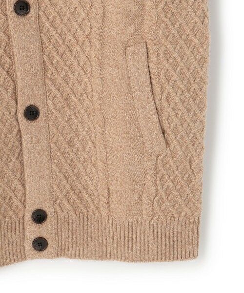 J.PRESS / ジェイプレス カーディガン・ボレロ | ウール×カシミヤの上質素材【Cash Lamb's Wool】ハイネックケーブル カーディガン_25年モデル | 詳細13