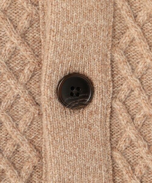 J.PRESS / ジェイプレス カーディガン・ボレロ | ウール×カシミヤの上質素材【Cash Lamb's Wool】ハイネックケーブル カーディガン_25年モデル | 詳細14