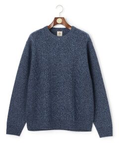 J.PRESS / ジェイプレス ニット・セーター | 【KING SIZE】【Cash Lamb's Wool】ケーブルクルーネック ニット_25年モデル