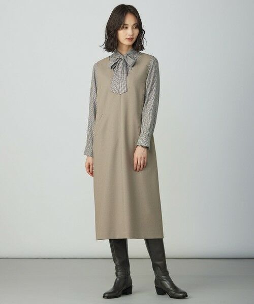 J.PRESS / ジェイプレス ロング・マキシ丈スカート | ツムギートflannel ジャンパースカート | 詳細2