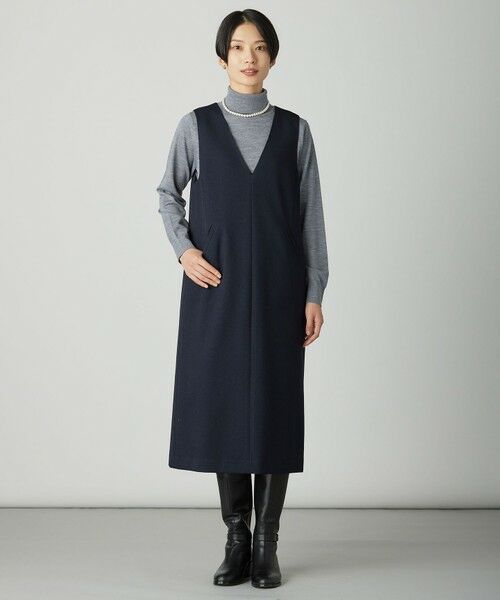 J.PRESS / ジェイプレス ロング・マキシ丈スカート | ツムギートflannel ジャンパースカート | 詳細14