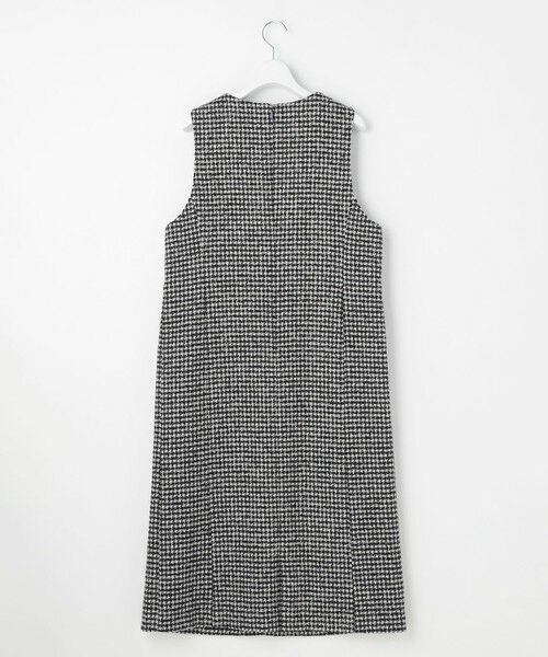 J.PRESS / ジェイプレス ロング・マキシ丈スカート | ウールシルク ハウンドトゥース ジャンパースカート | 詳細7