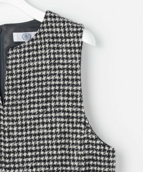 J.PRESS / ジェイプレス ロング・マキシ丈スカート | ウールシルク ハウンドトゥース ジャンパースカート | 詳細9