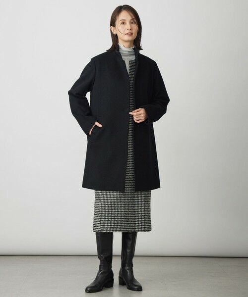 J.PRESS / ジェイプレス ロング・マキシ丈スカート | ウールシルク ハウンドトゥース ジャンパースカート | 詳細5