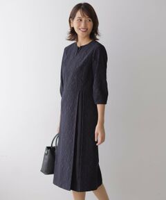 J.PRESS / ジェイプレス ロング・マキシ丈ワンピース | ボタニカルジャガード ワンピース