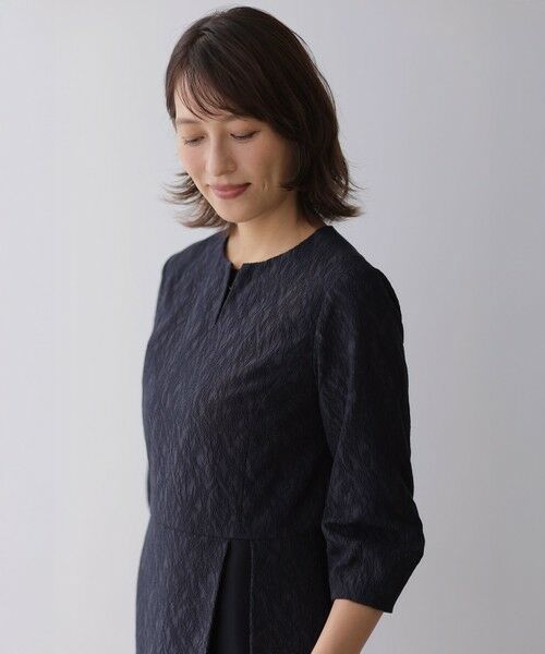 J.PRESS / ジェイプレス ロング・マキシ丈ワンピース | ボタニカルジャガード ワンピース | 詳細2