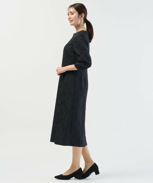 J.PRESS / ジェイプレス ロング・マキシ丈ワンピース | ボタニカルジャガード ワンピース | 詳細16