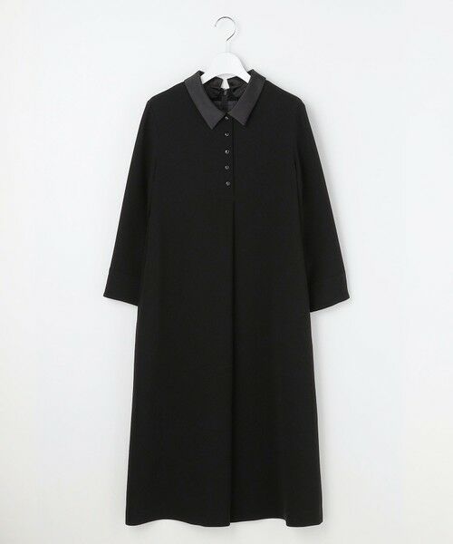 J.PRESS / ジェイプレス ロング・マキシ丈ワンピース | 【2way】セラテリーダブルクロス 襟付き ワンピース | 詳細4