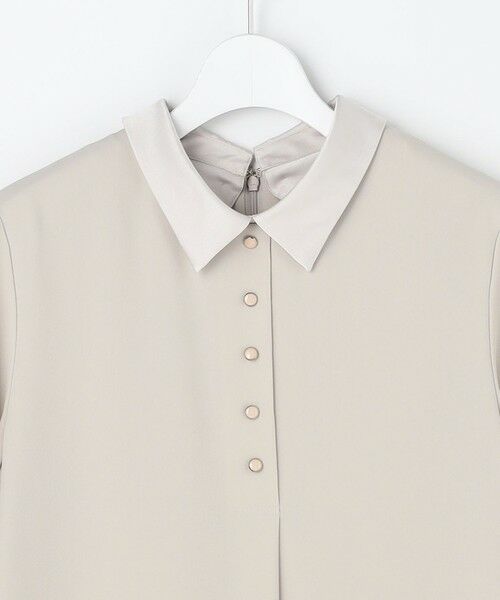 J.PRESS / ジェイプレス ロング・マキシ丈ワンピース | 【2way】セラテリーダブルクロス 襟付き ワンピース | 詳細12