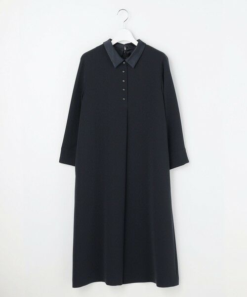 J.PRESS / ジェイプレス ロング・マキシ丈ワンピース | 【2way】セラテリーダブルクロス 襟付き ワンピース | 詳細26