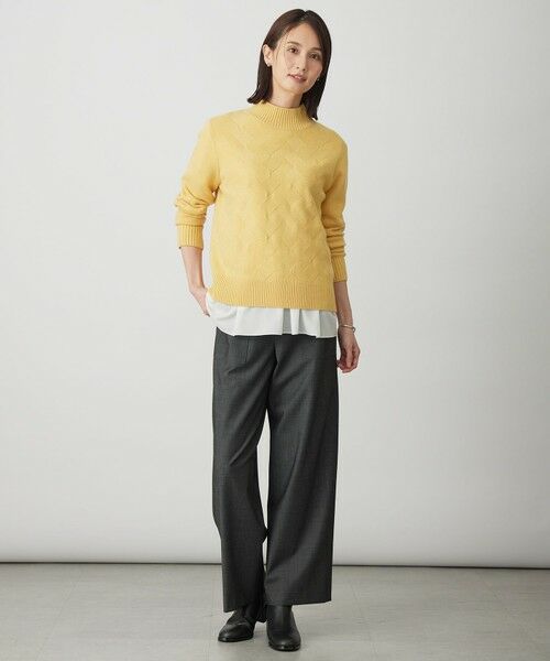 J.PRESS / ジェイプレス その他パンツ | シャンブレー2wayストレッチ ワイド ストレート パンツ | 詳細15