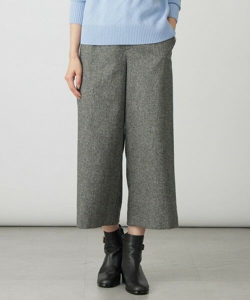 J.PRESS / ジェイプレス その他パンツ | ラメツイード クロップド パンツ(グレー系)