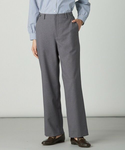 J.PRESS / ジェイプレス その他パンツ | 【WEB限定カラーあり】ツムギートflannel ストレート パンツ(グレー系)