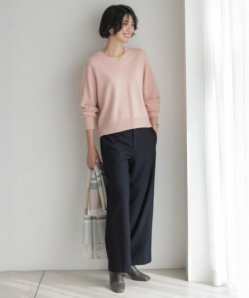 J.PRESS / ジェイプレス その他パンツ | ジョーゼット裏起毛 ワイド パンツ | 詳細23