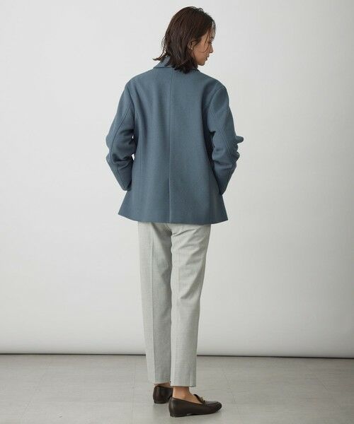 J.PRESS / ジェイプレス ステンカラーコート | ショートビーバー ショート丈 ステンカラー コート | 詳細19