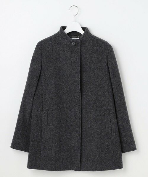 J.PRESS / ジェイプレス その他アウター | ショートビーバー ミディ丈 スタンドカラー コート | 詳細13