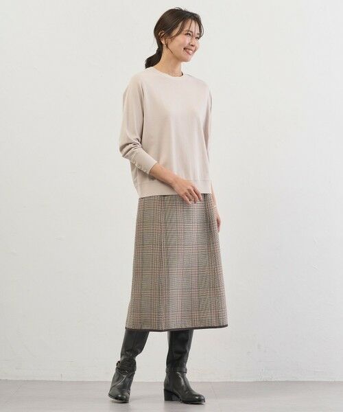J.PRESS / ジェイプレス ミニ・ひざ丈スカート | 【リバーシブル】リバーチェック スカート | 詳細17