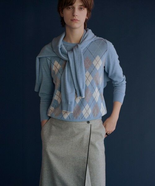 J.PRESS / ジェイプレス ミニ・ひざ丈スカート | ラメツイード スカート | 詳細13