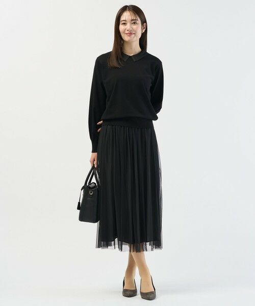 J.PRESS / ジェイプレス ミニ・ひざ丈スカート | 【2way】リバーシブル チュール スカート | 詳細20