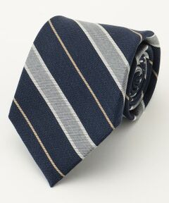 J.PRESS / ジェイプレス ネクタイ | 【LINEN MIX COLLECTION】 レジメンタル ネクタイ