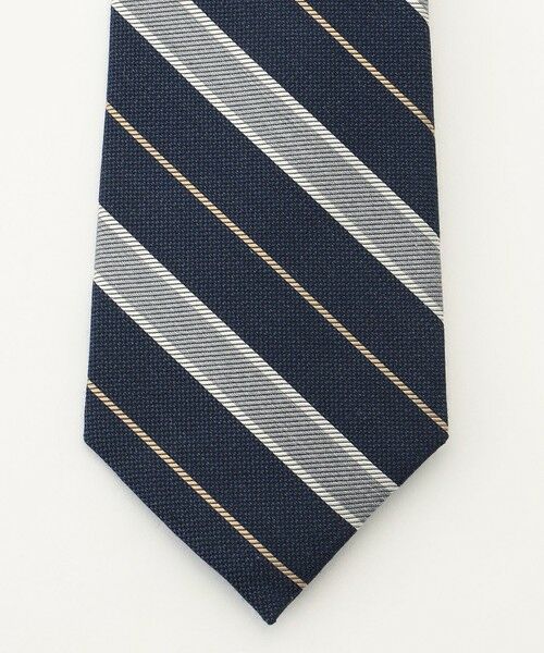 J.PRESS / ジェイプレス ネクタイ | 【LINEN MIX COLLECTION】 レジメンタル ネクタイ | 詳細1