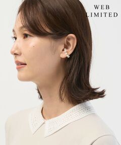J.PRESS / ジェイプレス ピアス・イヤリング | 【WEB限定・2way・2set】パール イヤカフ リング