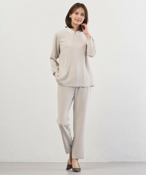 J.PRESS / ジェイプレス ピアス・イヤリング | 【WEB限定・2way・2set】パールビジュー イヤカフ リング | 詳細1