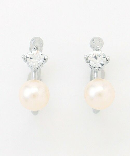 J.PRESS / ジェイプレス ピアス・イヤリング | 【WEB限定・2way・2set】パールビジュー イヤカフ リング | 詳細7