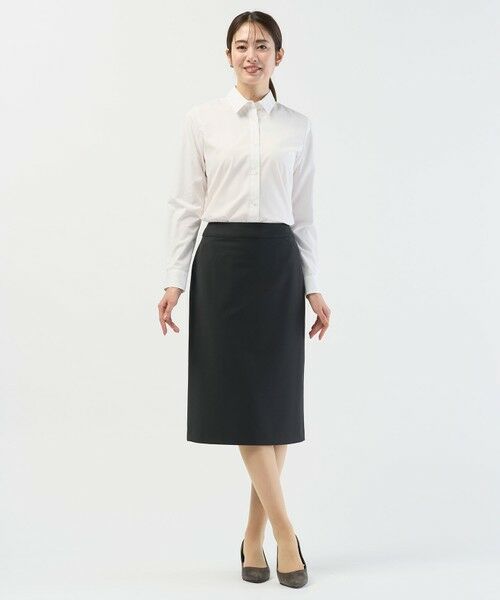 J.PRESS / ジェイプレス シャツ・ブラウス | 【リクルート対応】ホワイトブロード シャツカラーブラウス | 詳細3