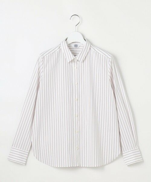 J.PRESS / ジェイプレス シャツ・ブラウス | BEZコットンナイロン ストライプ シャツカラー ブラウス | 詳細8